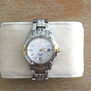 Seiko COUTURA Silver and Gold Men's Watch